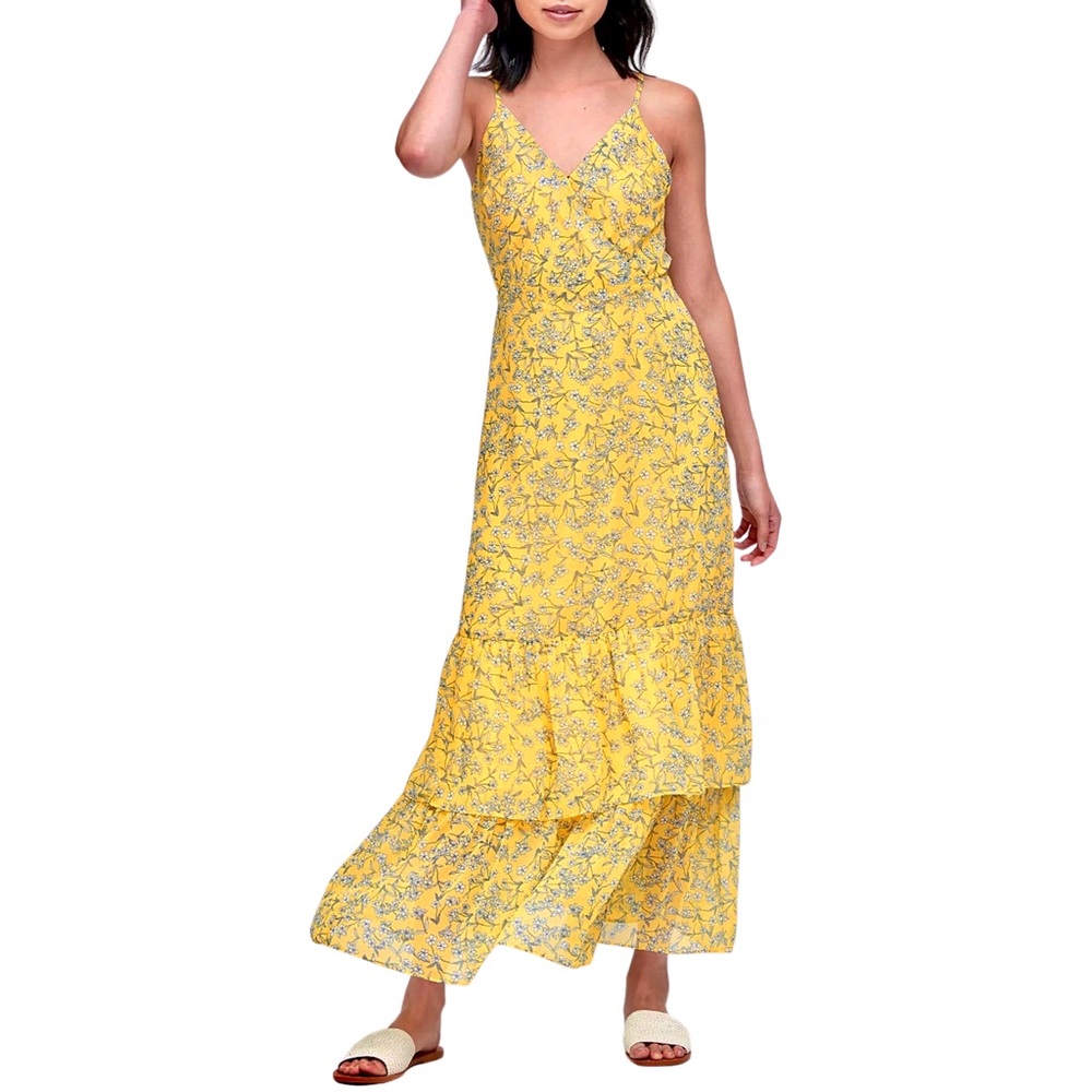 BANANA‎ REPUBLIC Floral Tiered Maxi Dress